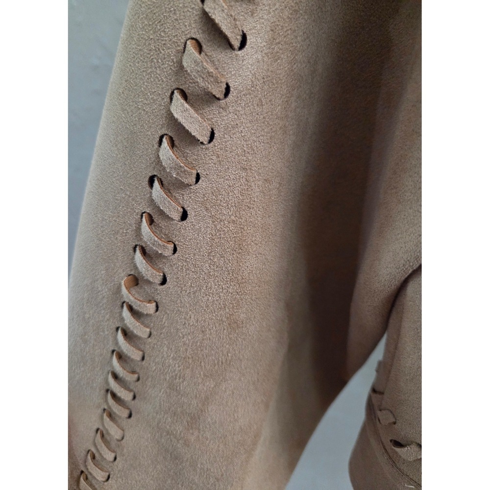 J186. Faux Suede Whipstitch Western Jacket - Picture 5 of 5